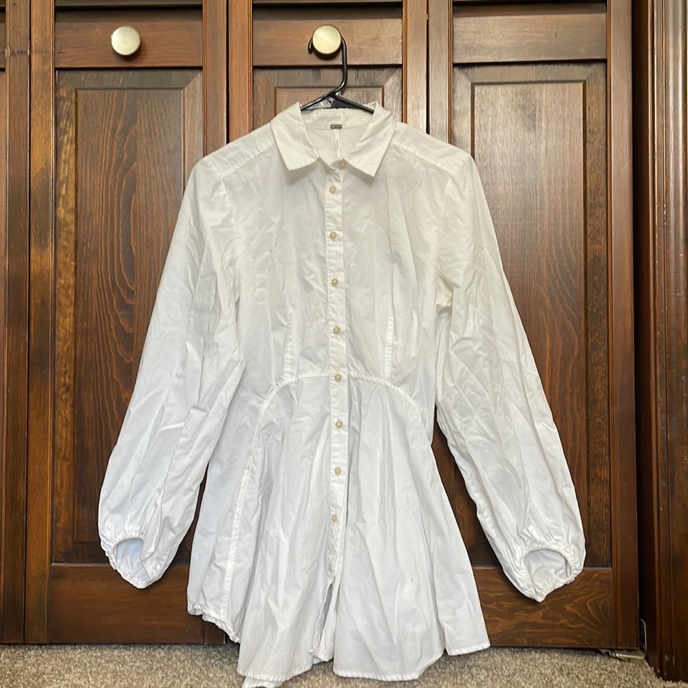 Free People Blouse Button Up